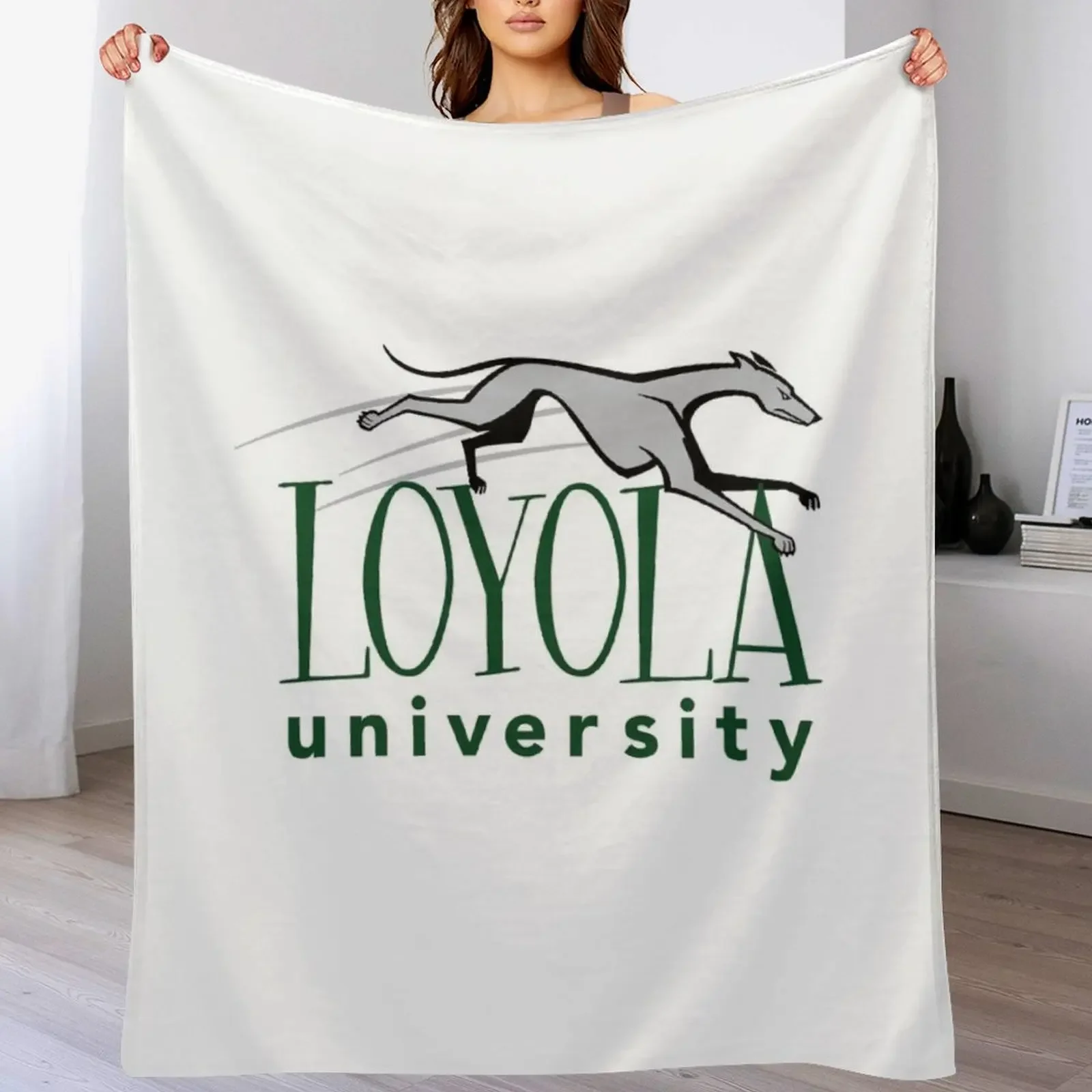 Greyhound Loyola University Throw Blanket Elegant Warm Throw Blanket for Hotel Home
Greyhound Loyola University Throw Blanket Elegant Warm Throw Blanket for Hotel Home
