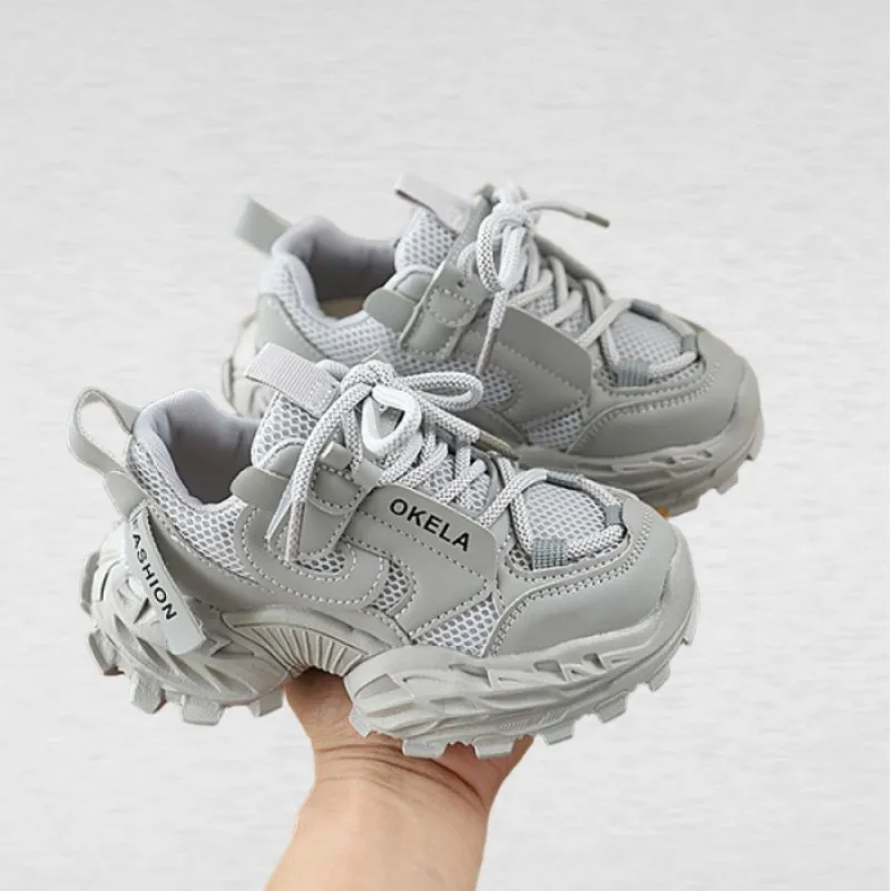 Детские модные сетчатые кроссовки для девочек и мальчиков, весна-осень, новинка, на толстой подошве, дышащие, нескользящие, универсальные повседневные туфли
Детские модные сетчатые кроссовки для девочек и мальчиков, весна-осень, новинка, на толстой подошве, дышащие, нескользящие, универсальные повседневные туфли