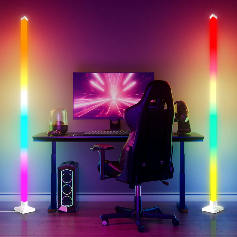RGB Dimmable Smart Standing Light Modern Decoration USB Powered Corner Lighting White Lampshade
RGB Dimmable Smart Standing Light Modern Decoration USB Powered Corner Lighting White Lampshade