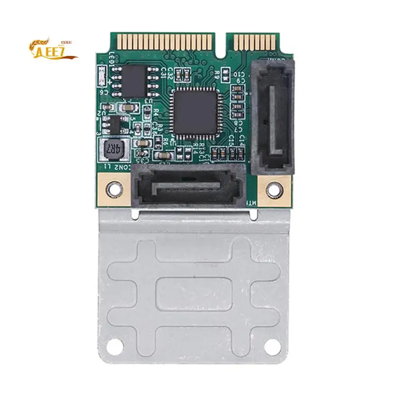 AEE7-Mini PCI-E SATA 2-портовая карта контроллера SATA III 6G Mini PCI Express Карта адаптера SATA3.0 Mini PCI Express SSD Простая установка
AEE7-Mini PCI-E SATA 2-портовая карта контроллера SATA III 6G Mini PCI Express Карта адаптера SATA3.0 Mini PCI Express SSD Простая установка
