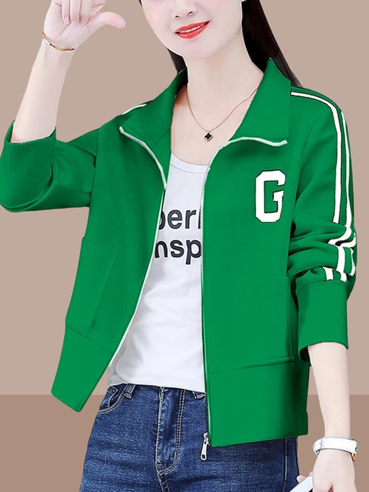 Casual Zipper Short Jacket for Women Spring Autumn New Style Fashion Slimming Top Comfortable Fit Print Long Sleeve Casual Wear
Casual Zipper Short Jacket for Women Spring Autumn New Style Fashion Slimming Top Comfortable Fit Print Long Sleeve Casual Wear