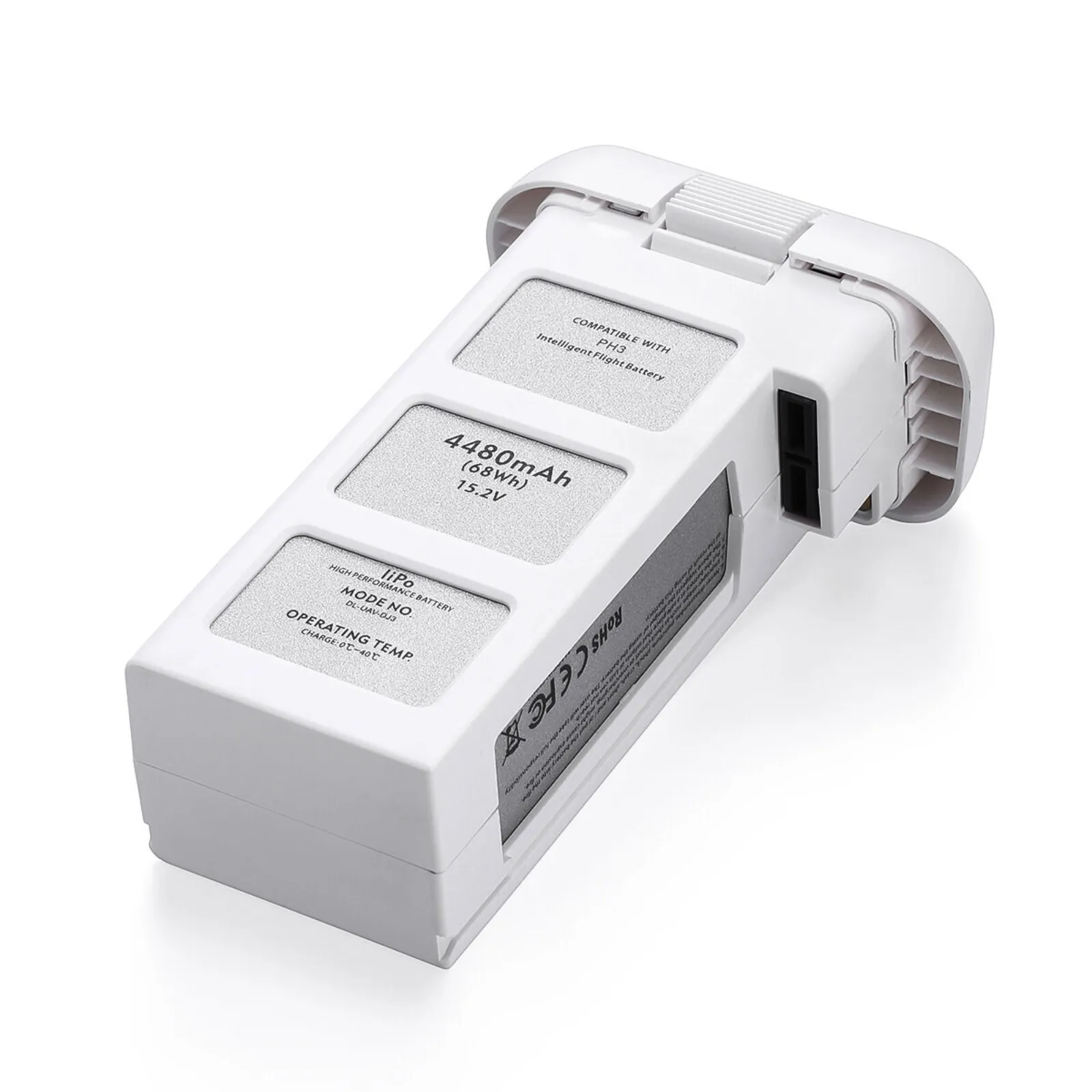 Новая интеллектуальная полетная батарея LiPo 4480 мАч 15.2В для DJI Phantom 3 Professional
Новая интеллектуальная полетная батарея LiPo 4480 мАч 15.2В для DJI Phantom 3 Professional