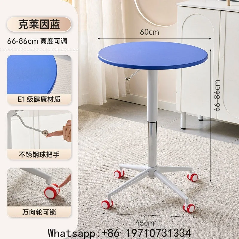 Macaron Round Table Movable Lifting Coffee Table Dining Table Household Small Apartment
Macaron Round Table Movable Lifting Coffee Table Dining Table Household Small Apartment