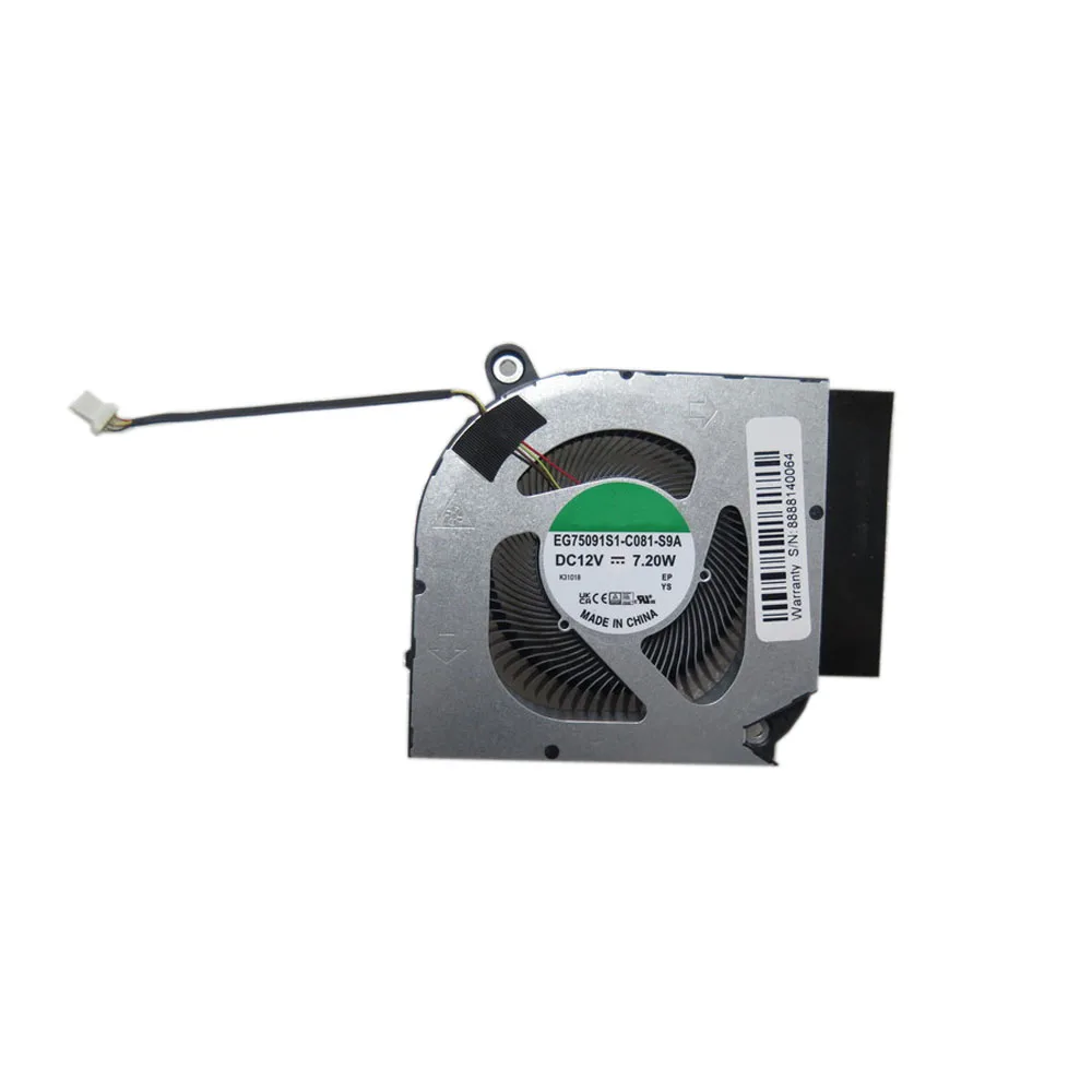 Вентилятор графического процессора ноутбука EG75091S1-C081-S9A 4PIN DC12V 7,20 Вт, новый
Вентилятор графического процессора ноутбука EG75091S1-C081-S9A 4PIN DC12V 7,20 Вт, новый