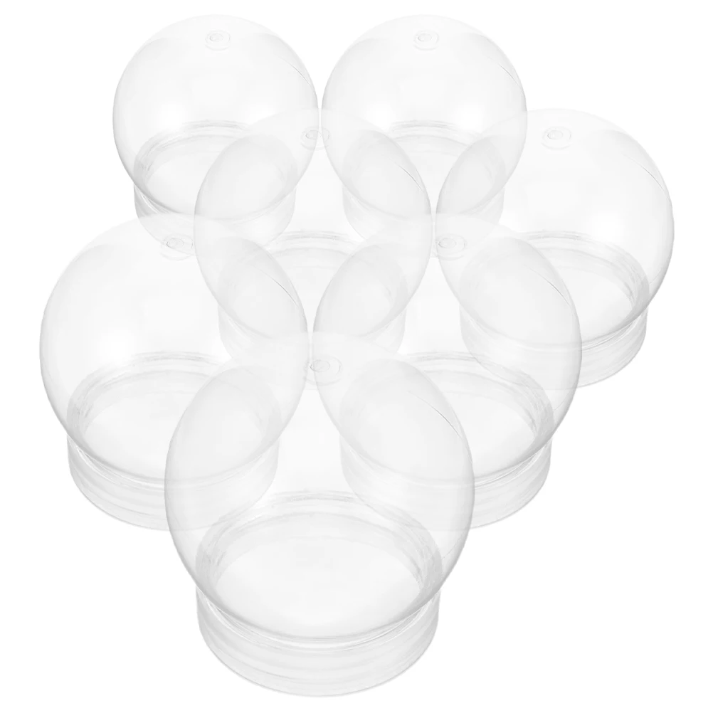 7Pcs Clear DIY Plastic Snow Globes Screw Off Cap 4 Inch for Custom Craft Christmas Halloween Snow Globe Craft Kids Decoration
7Pcs Clear DIY Plastic Snow Globes Screw Off Cap 4 Inch for Custom Craft Christmas Halloween Snow Globe Craft Kids Decoration