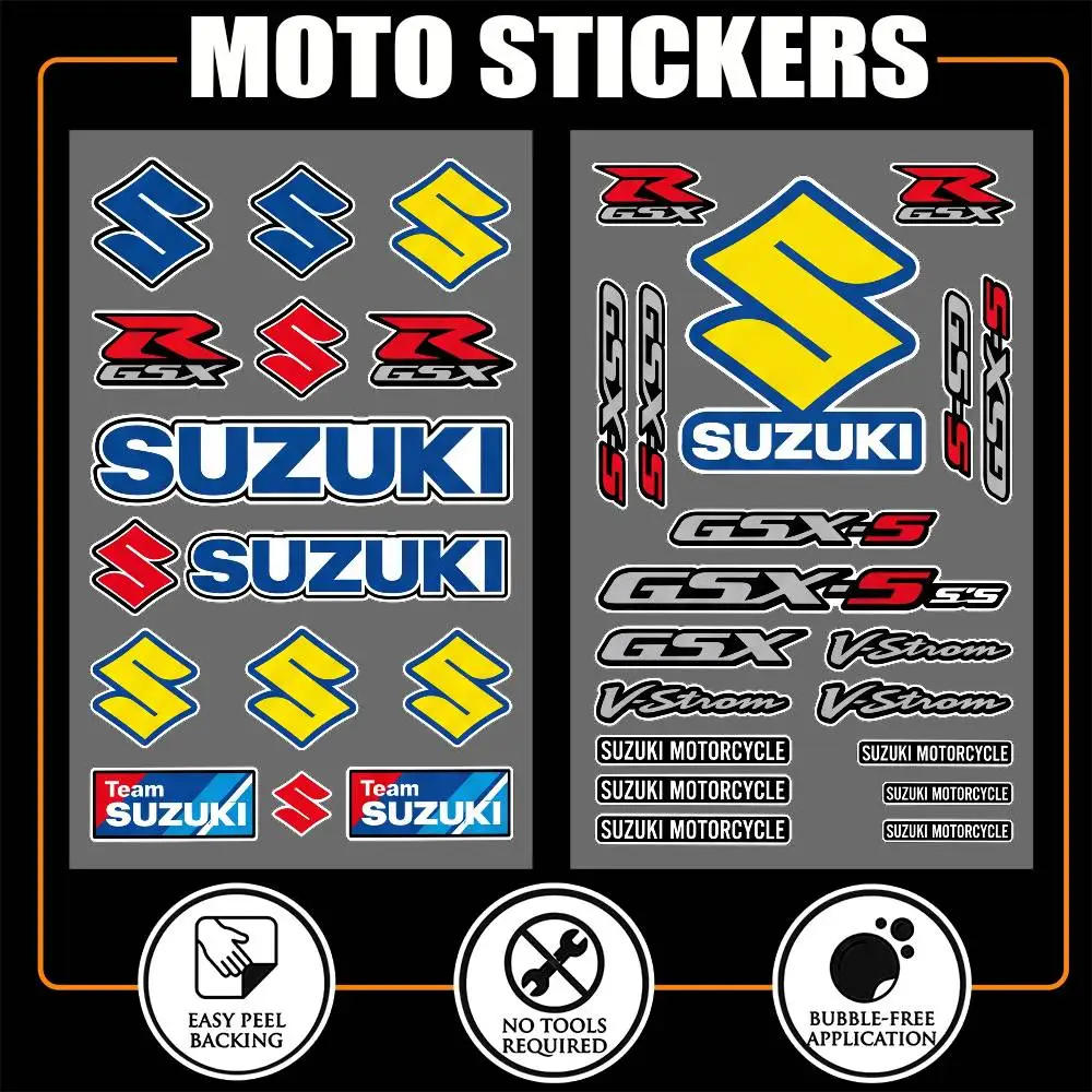 for SUZUKI Long Lasting Waterproof Reflective Sticker Scratch Conceal Fit Motorcycle Car Helmet Fridge Decals
for SUZUKI Long Lasting Waterproof Reflective Sticker Scratch Conceal Fit Motorcycle Car Helmet Fridge Decals