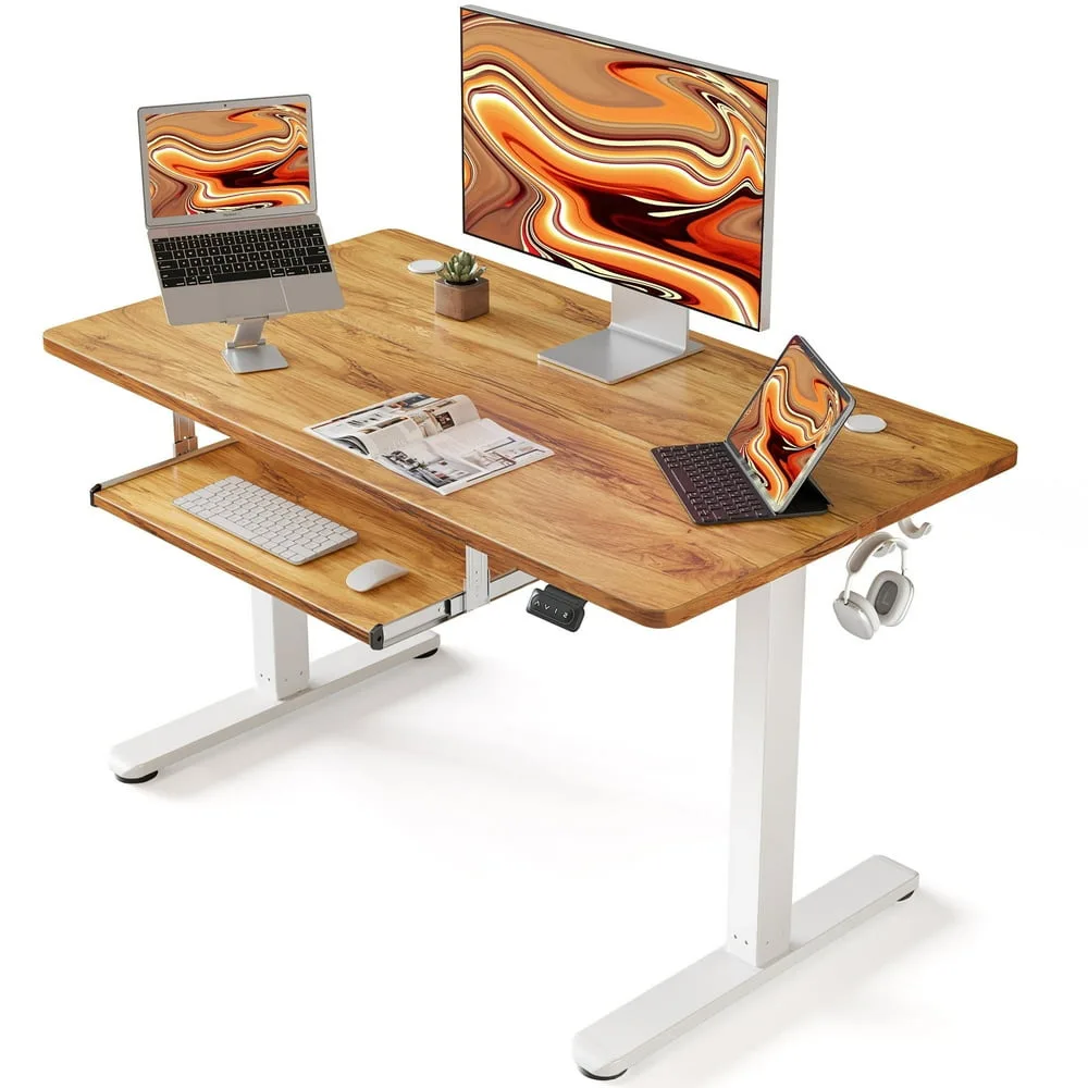 Standing Desk With Keyboard Tray, 40 X 24 H Height Adjustable Electric Standing Desk, Sit Stand Up Desk, Computer Office Desk,
Standing Desk With Keyboard Tray, 40 X 24 H Height Adjustable Electric Standing Desk, Sit Stand Up Desk, Computer Office Desk,