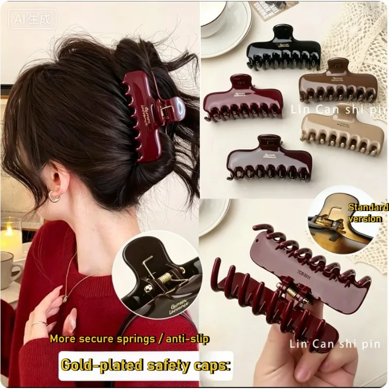 Elegant High grade Acetate Hair Claw For Women Temperament Decorate Lady Vintage Hair Clip Fashion Hair Accessories
Elegant High grade Acetate Hair Claw For Women Temperament Decorate Lady Vintage Hair Clip Fashion Hair Accessories
