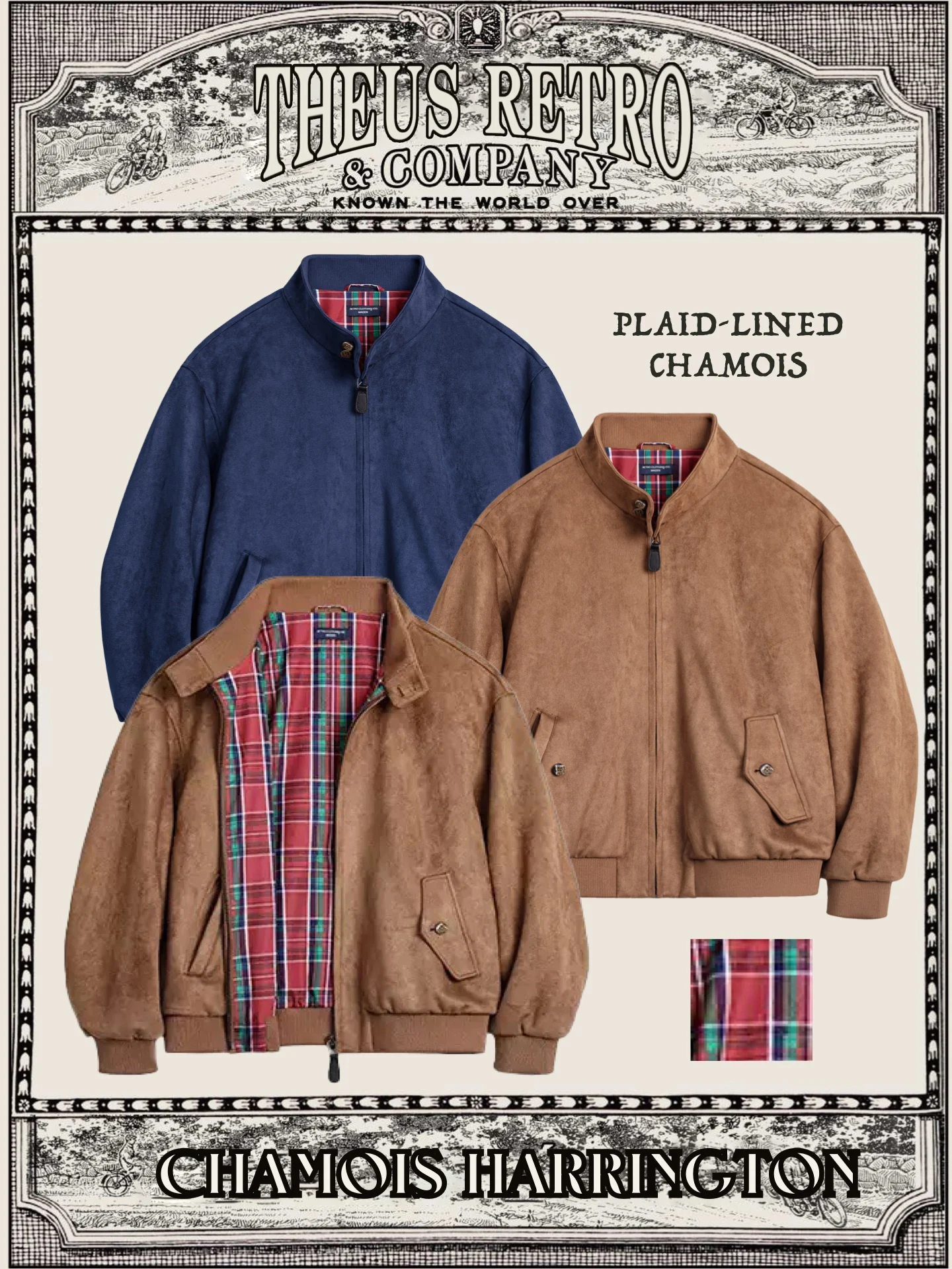Американский ретро G9 Plaid ort Jaet Suede Velvet Harrington Jaet M Color Series Молодежный свободный крой с длинной молнией све
Американский ретро G9 Plaid ort Jaet Suede Velvet Harrington Jaet M Color Series Молодежный свободный крой с длинной молнией све