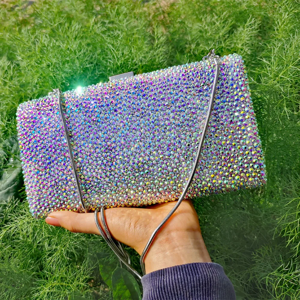 Handmade Multi-Function Jewelry Storage Bag, Panelled Beaded Tote Purses, Portable Makeup Rectangle, Luxury, A + Crystal Rhinest
Handmade Multi-Function Jewelry Storage Bag, Panelled Beaded Tote Purses, Portable Makeup Rectangle, Luxury, A + Crystal Rhinest