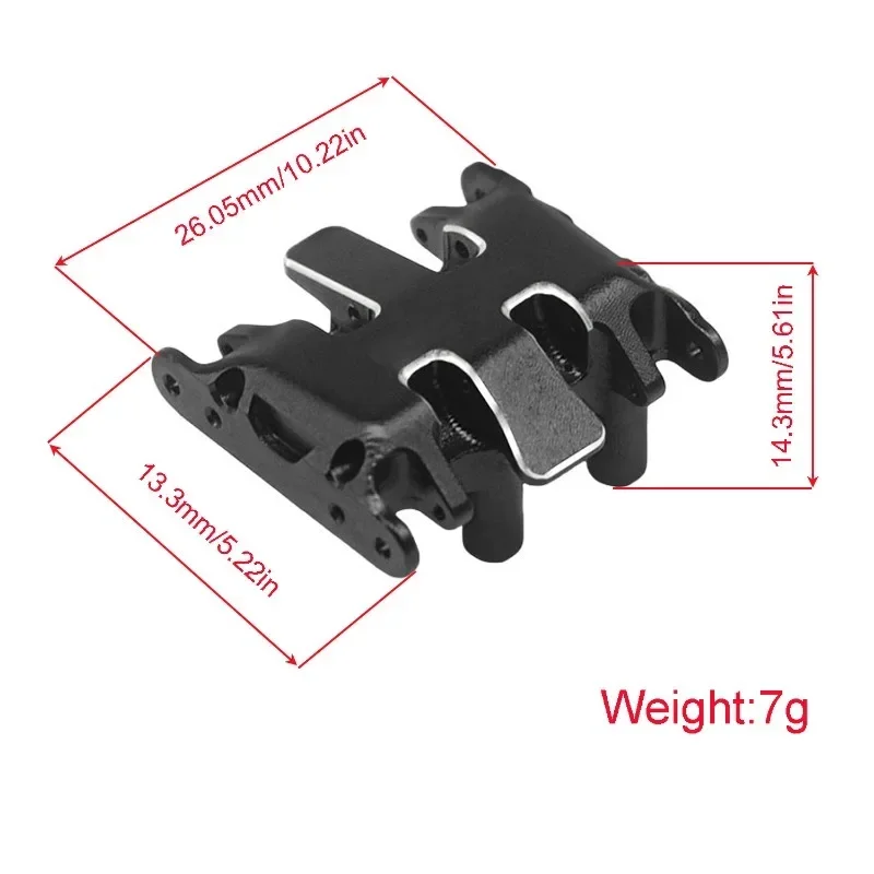 CNC Machined Aluminum Gearbox with Skid Plate Metal Gear for 1/30 Axial SCX30 RC Car Upgrade Parts
CNC Machined Aluminum Gearbox with Skid Plate Metal Gear for 1/30 Axial SCX30 RC Car Upgrade Parts