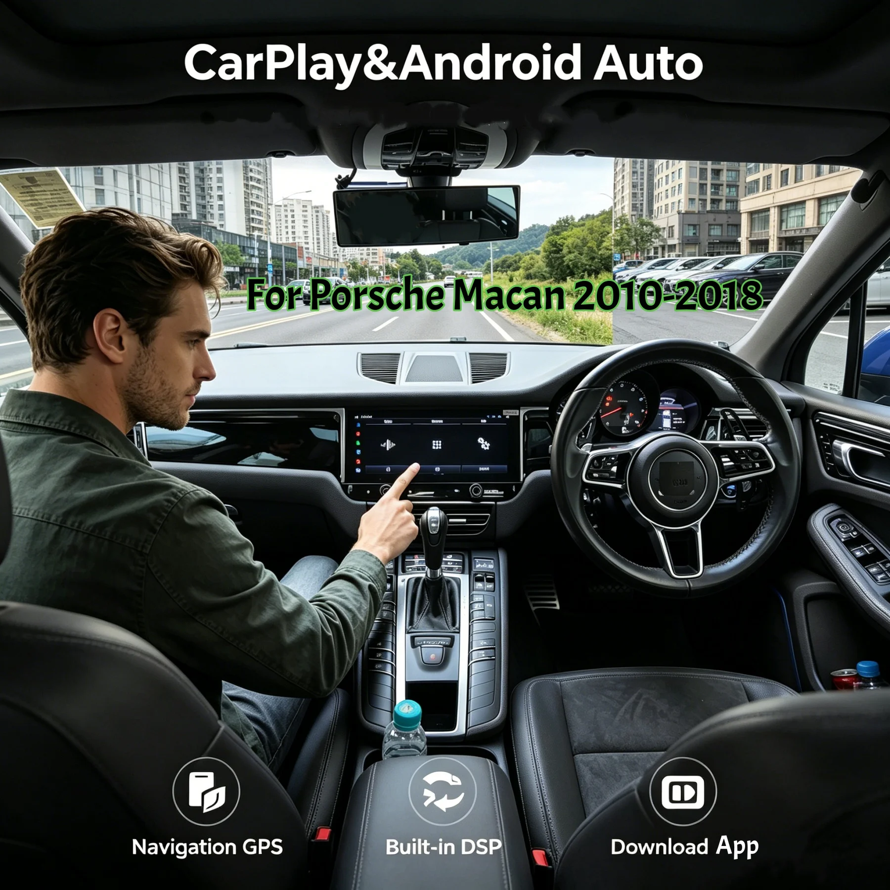 12.3 inch Car DVD For Porsche Macan 2010-2018 Carplay Auto Android System Navigation GPS Multimedia Player WIFI Bluetooth Radio
12.3 inch Car DVD For Porsche Macan 2010-2018 Carplay Auto Android System Navigation GPS Multimedia Player WIFI Bluetooth Radio