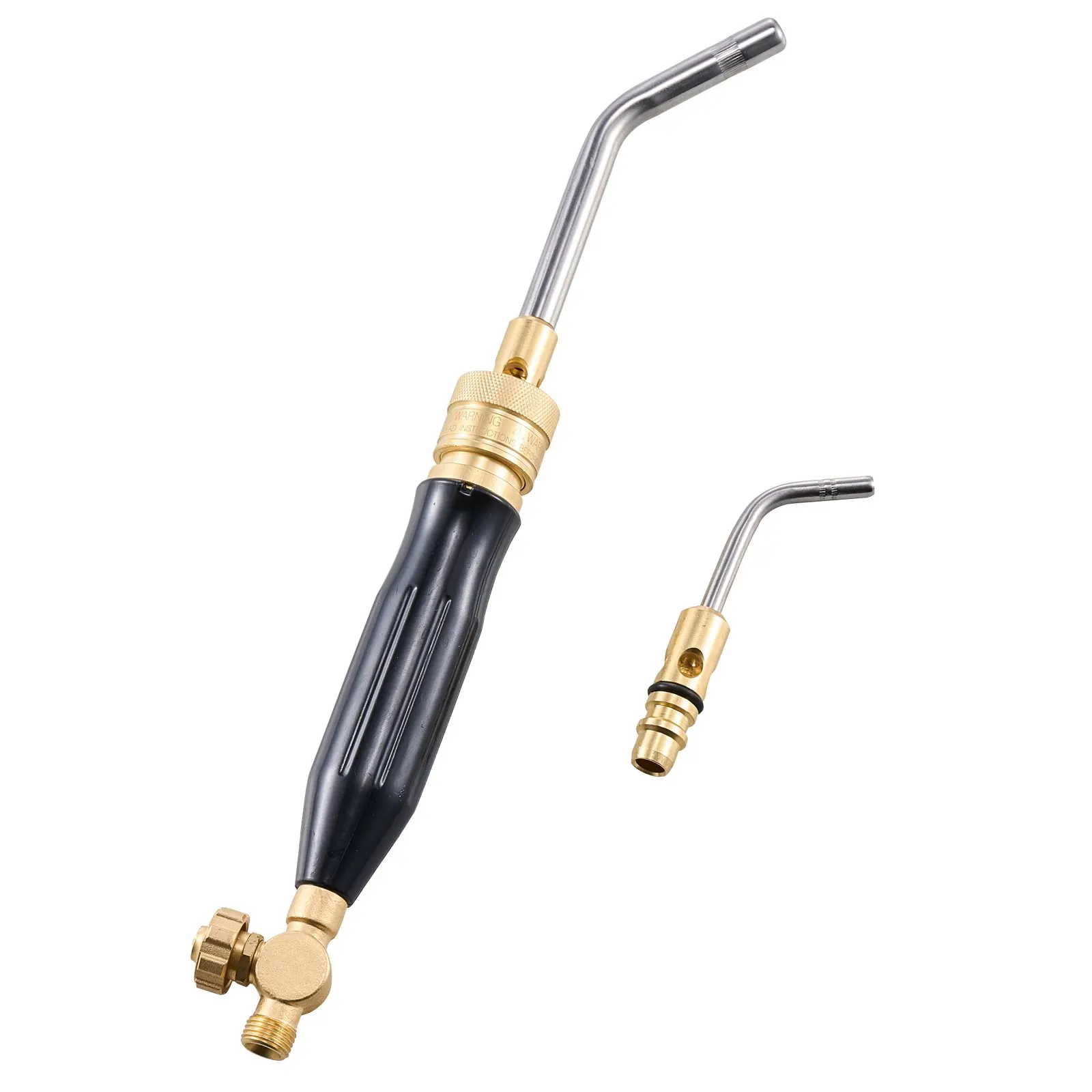 Air Acetylene Torch Kit, Acetylene Gas Welding Tool With 149'' Hose, 2 Welding Tips, CGA200 Regulator & Torch Handle, Gas
Air Acetylene Torch Kit, Acetylene Gas Welding Tool With 149'' Hose, 2 Welding Tips, CGA200 Regulator & Torch Handle, Gas