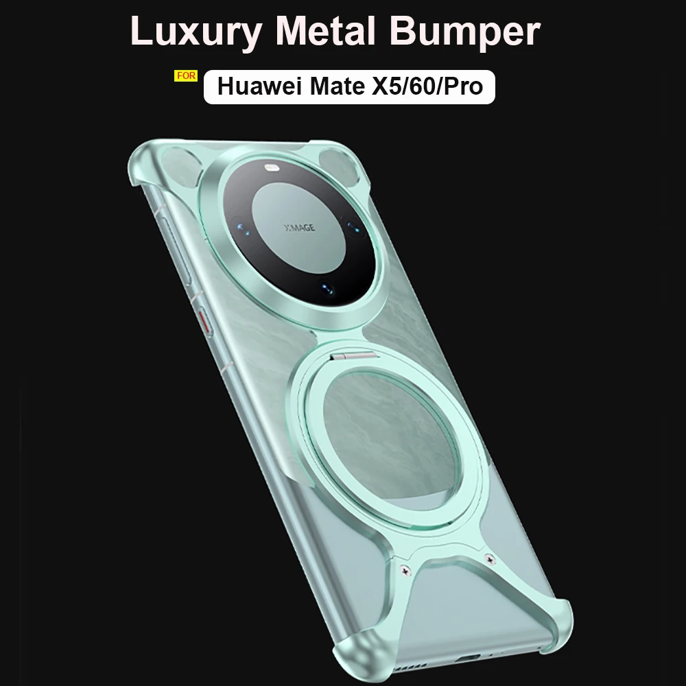 For Huawei mate 60 Pro Case Mate X5 Phone Cover Luxury Kickstand Metal bumper Magnetic Ring Holder Wireless charge Magsafe Funda
For Huawei mate 60 Pro Case Mate X5 Phone Cover Luxury Kickstand Metal bumper Magnetic Ring Holder Wireless charge Magsafe Funda