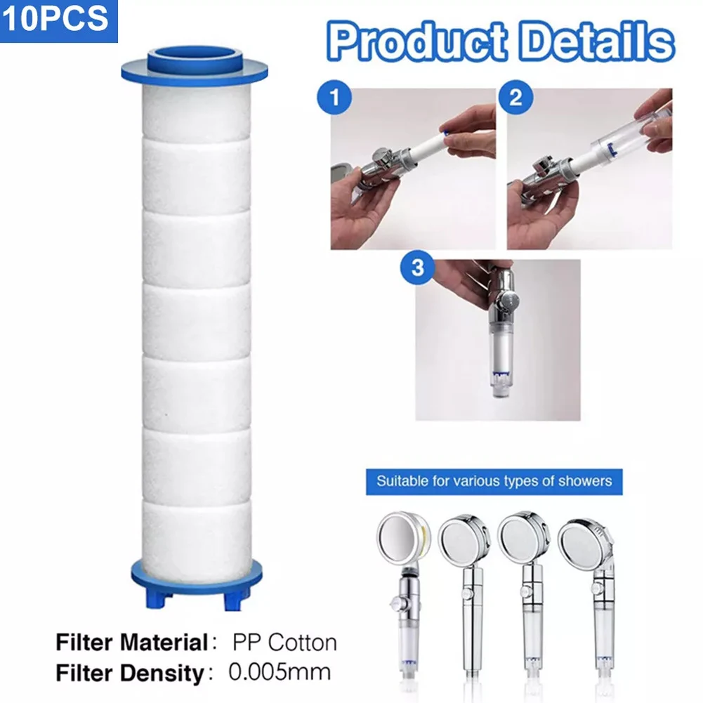 Shower Matching Filter Cartridge PP Cotton Filter Cartridge Handheld Shower Head Water Filter Bath Shower Sprayer Water Filter
Shower Matching Filter Cartridge PP Cotton Filter Cartridge Handheld Shower Head Water Filter Bath Shower Sprayer Water Filter
