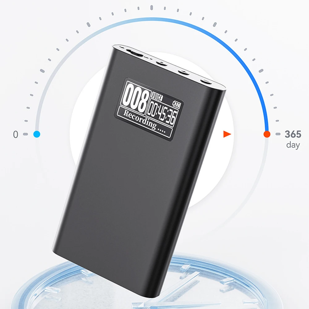 Q86 365H Voice Recorder 2000mAh Battery One-Click Recording with 1536kbps Lossless Quality
Q86 365H Voice Recorder 2000mAh Battery One-Click Recording with 1536kbps Lossless Quality