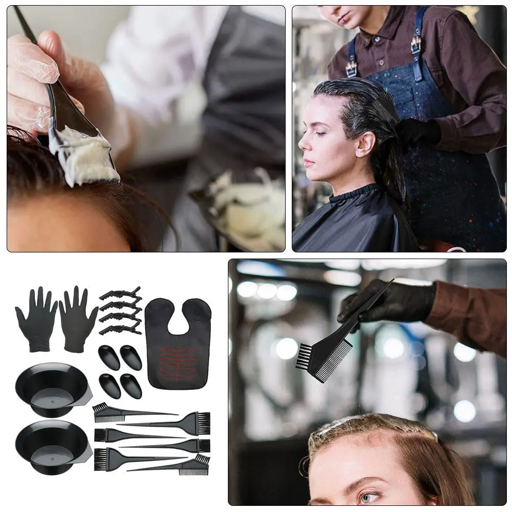 19Pcs Hair Dye Kit Complete Coloring Tools Set Smooth Application Flexible Stiff Bristles Safe Non Toxic Hair Coloring Brush
19Pcs Hair Dye Kit Complete Coloring Tools Set Smooth Application Flexible Stiff Bristles Safe Non Toxic Hair Coloring Brush