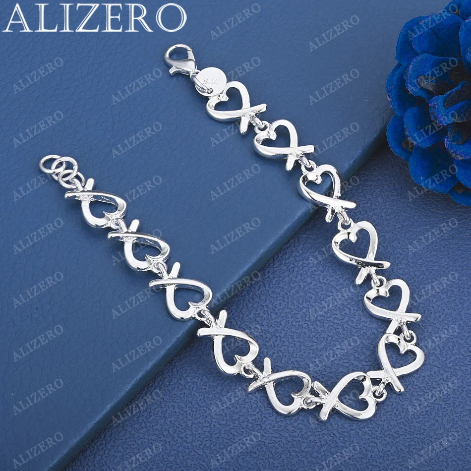 ALIZERO 925 Sterling Silver Bracelets For Women Wedding Party Anniversary Gift Fashion Fine Jewelry And Daily Wear
ALIZERO 925 Sterling Silver Bracelets For Women Wedding Party Anniversary Gift Fashion Fine Jewelry And Daily Wear