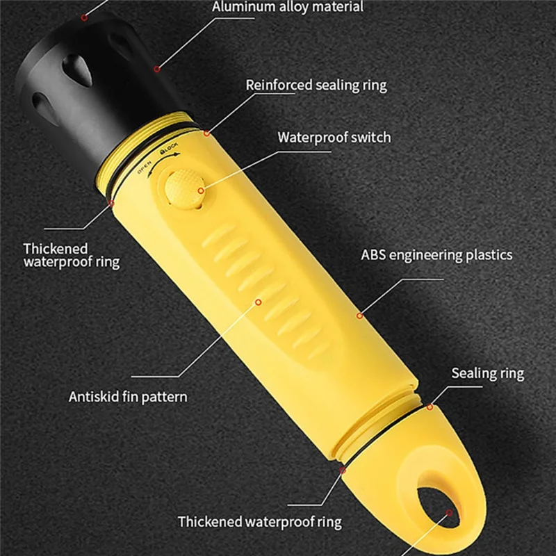 AB42-Lighting At Night Diving Flashlight Charging Strong Light L2 Focus Long Flashlight Waterproof Submersible Submersible
AB42-Lighting At Night Diving Flashlight Charging Strong Light L2 Focus Long Flashlight Waterproof Submersible Submersible