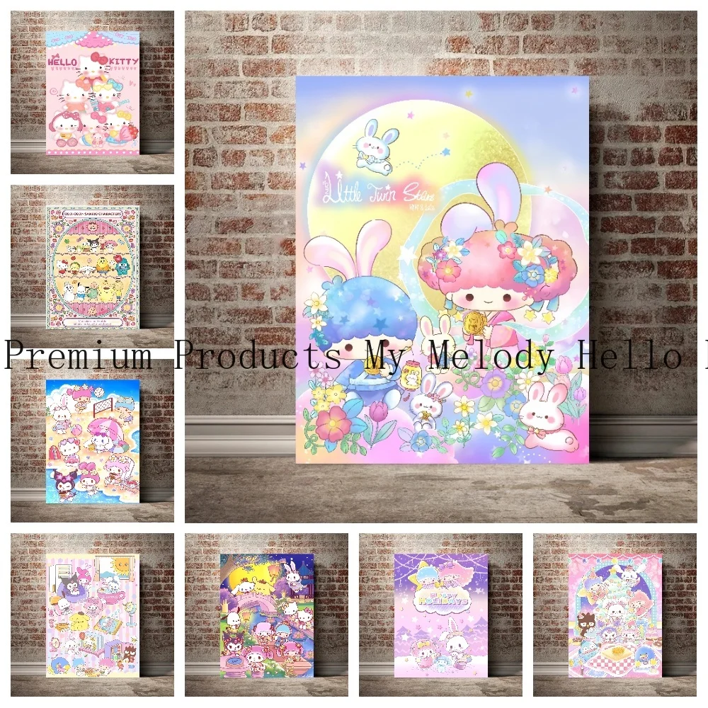 Sanrios Canvas Hd Prints Hello Kitty Kuromi Poster Home Picture Wall Art Friends Gifts Decoration Paintings Living Room Kid Gift
Sanrios Canvas Hd Prints Hello Kitty Kuromi Poster Home Picture Wall Art Friends Gifts Decoration Paintings Living Room Kid Gift