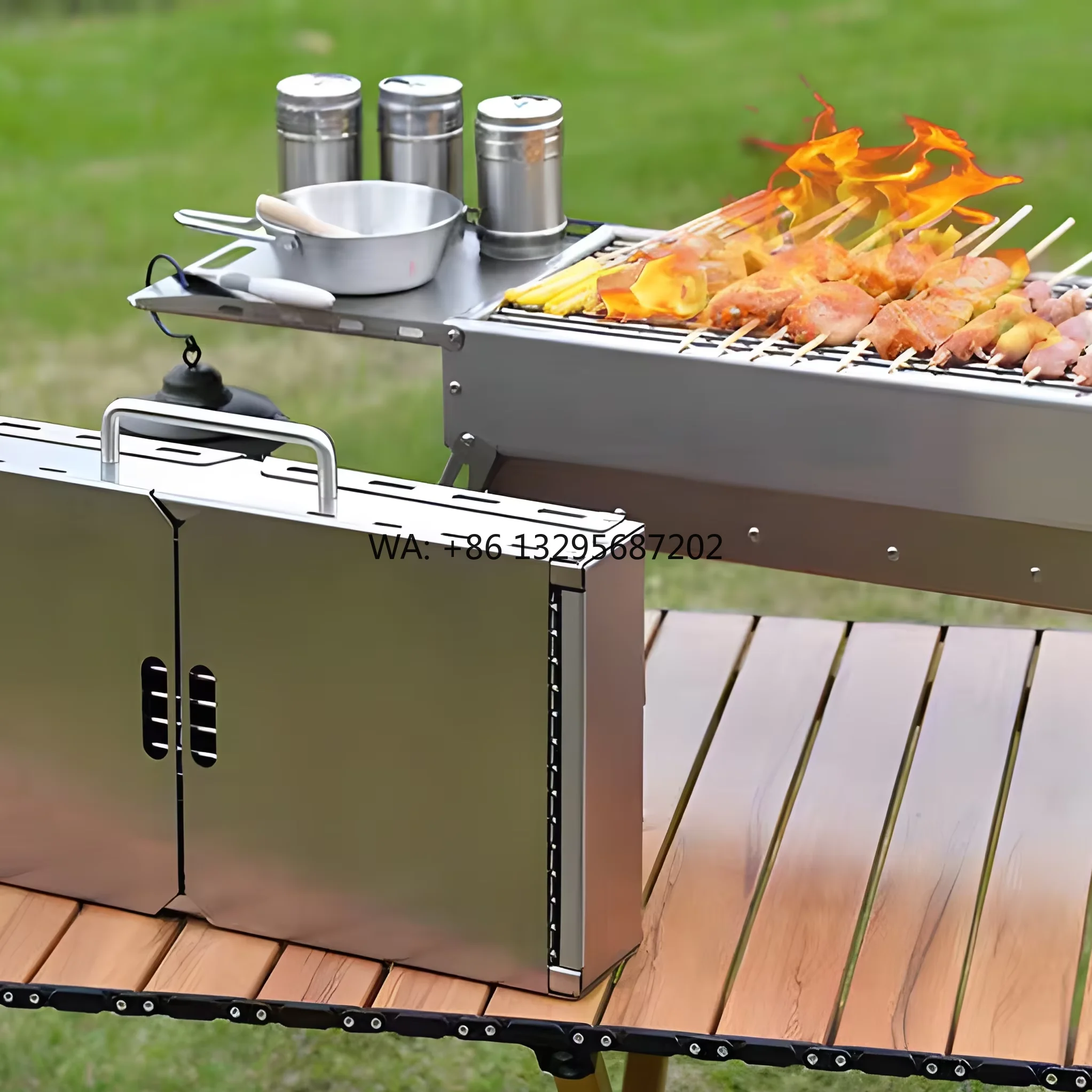 Высококачественный мини-складной гриль-барбекю из нержавеющей стали, прямой завод для приготовления угля
Высококачественный мини-складной гриль-барбекю из нержавеющей стали, прямой завод для приготовления угля