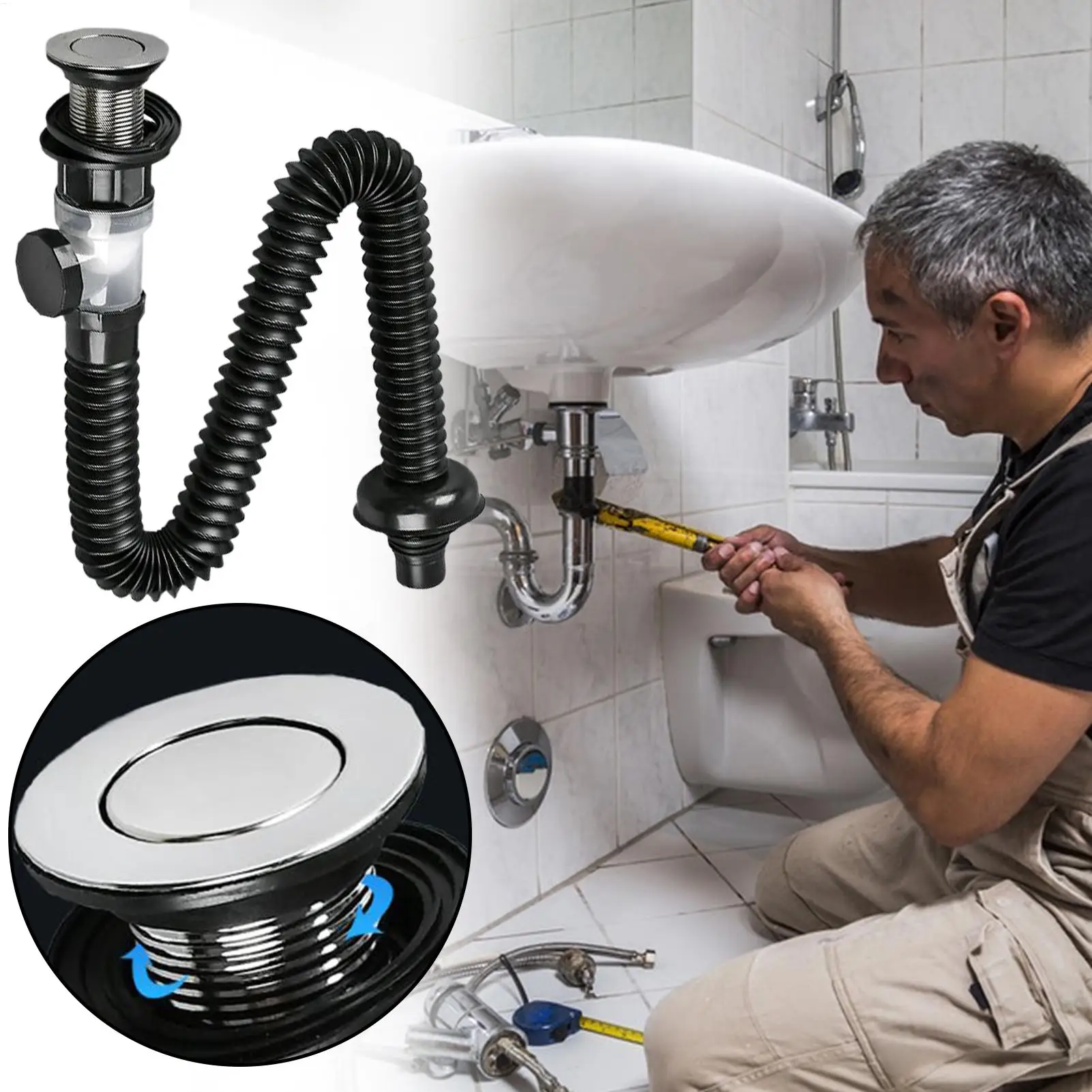 Гибкая сливная труба для раковины, сливной комплект для раковины в ванной, расширяемые аксессуары для чистки туалета, кухни, ванны, душа на колесах
Гибкая сливная труба для раковины, сливной комплект для раковины в ванной, расширяемые аксессуары для чистки туалета, кухни, ванны, душа на колесах