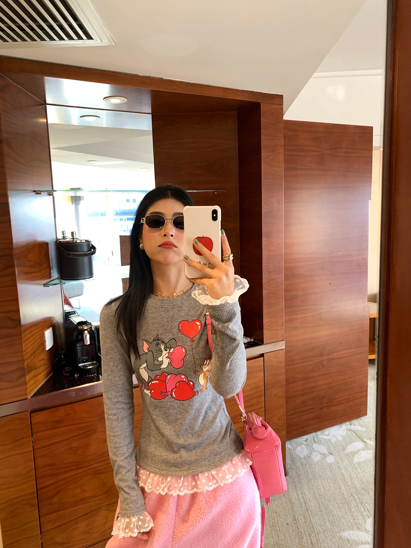 Tefamani Women's Long Sve Printed T-irt Base irt Casual Sle Polyester Fabric Winter Season Skin-friendly Breathable
Tefamani Women's Long Sve Printed T-irt Base irt Casual Sle Polyester Fabric Winter Season Skin-friendly Breathable