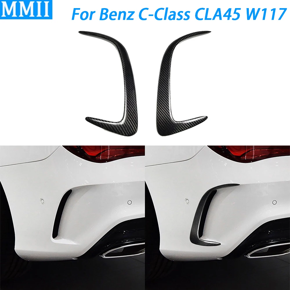 For Benz A-Class CLA45 W117 2014-2017 Real Dry Carbon Fiber Rear Bumper Splitter Canard Fins Cover Car Modification Accessories
For Benz A-Class CLA45 W117 2014-2017 Real Dry Carbon Fiber Rear Bumper Splitter Canard Fins Cover Car Modification Accessories