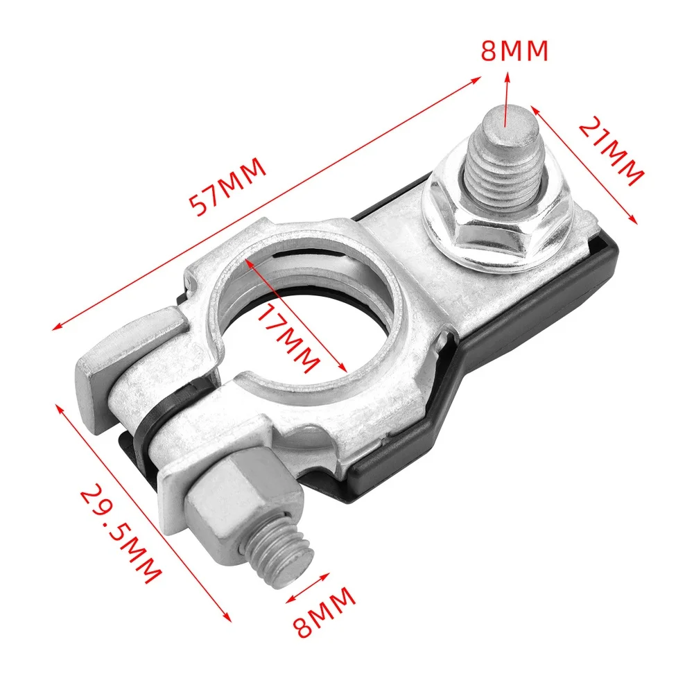 For Automotive Copper Positive Terminal with M8 Nut for Secure Battery Connection in Cars RVs and Boats 2 5 10 Units
For Automotive Copper Positive Terminal with M8 Nut for Secure Battery Connection in Cars RVs and Boats 2 5 10 Units