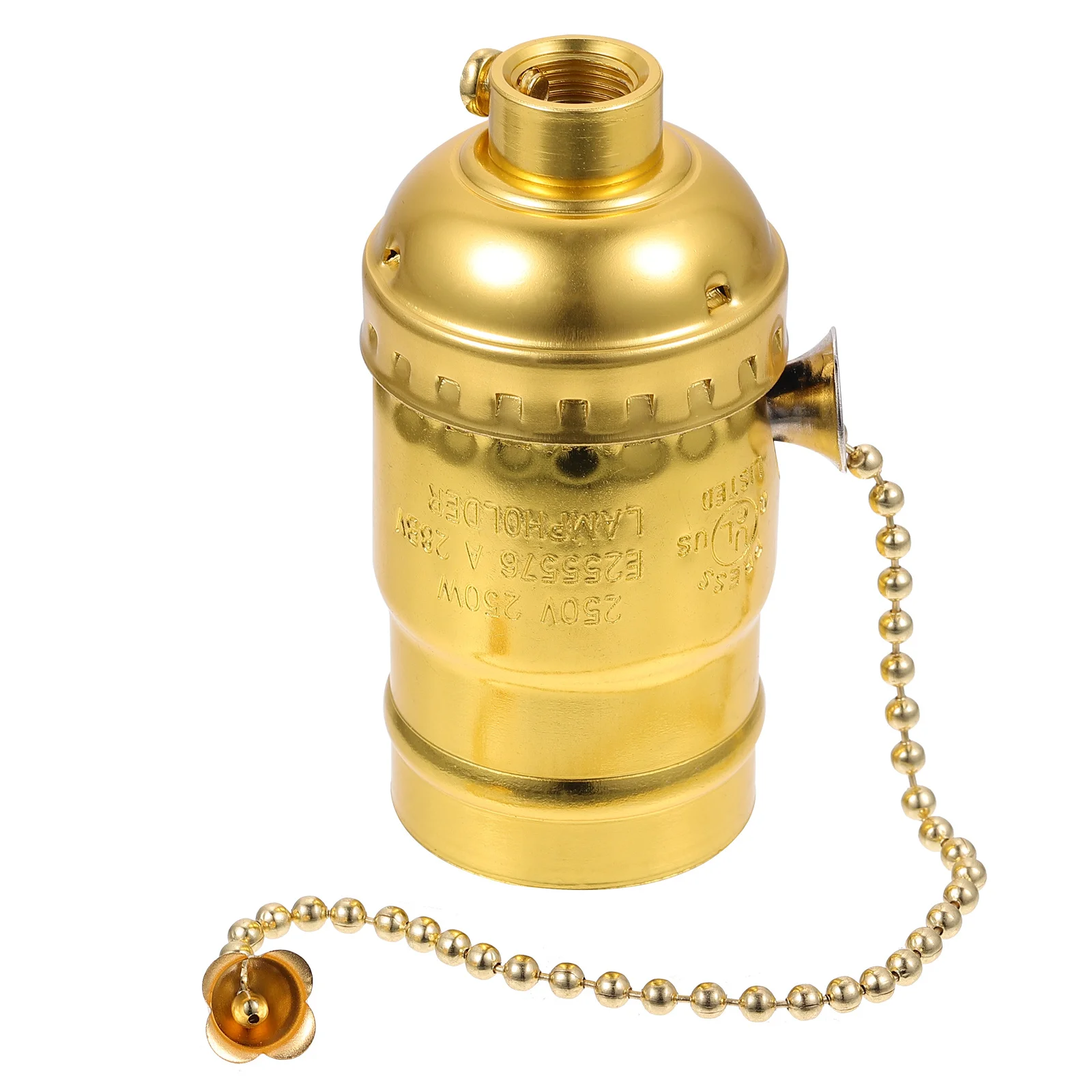 Retro E27 Lamp Holder Aluminum Vintage Light Socket Pull Chain Switch For Edison Bulb Pendant Lighting Fixture Decor Home
Retro E27 Lamp Holder Aluminum Vintage Light Socket Pull Chain Switch For Edison Bulb Pendant Lighting Fixture Decor Home