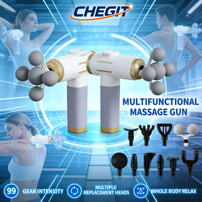 НОВЫЙ Массажный пистолет для фасций 11-в-1, 99 уровней интенсивности, с 5 насадками-шариками, для расслабления плеч, талии, ног и всего тела
НОВЫЙ Массажный пистолет для фасций 11-в-1, 99 уровней интенсивности, с 5 насадками-шариками, для расслабления плеч, талии, ног и всего тела
