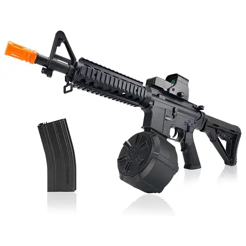 M4A1 Gel Ball Blaster 280+ FPS 100+ Ft Range Full Size Splatter Ball Blaster Electric Automatic Splat Blaster