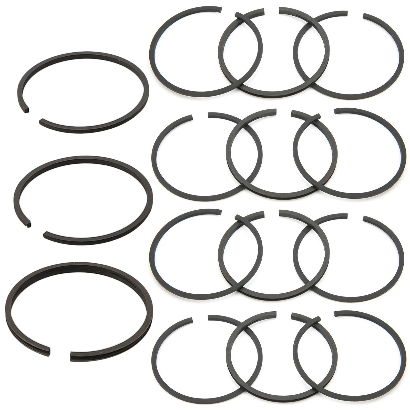 15pcs 48 Type Air Compressor Air Pump Piston Ring Pneumatic 10 Gas Rings And 5 Oil Ring For 48mm Cylinder Diameter Size
15pcs 48 Type Air Compressor Air Pump Piston Ring Pneumatic 10 Gas Rings And 5 Oil Ring For 48mm Cylinder Diameter Size