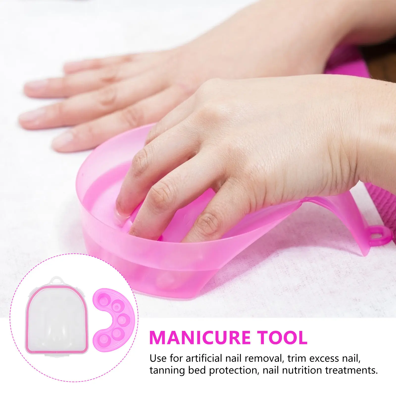 2Pcs Nail Soak Bowl Premium Material Lightweight Portable for Manicure Nail Art Tips Soaking Remover Hand Care Treatment Tray
2Pcs Nail Soak Bowl Premium Material Lightweight Portable for Manicure Nail Art Tips Soaking Remover Hand Care Treatment Tray