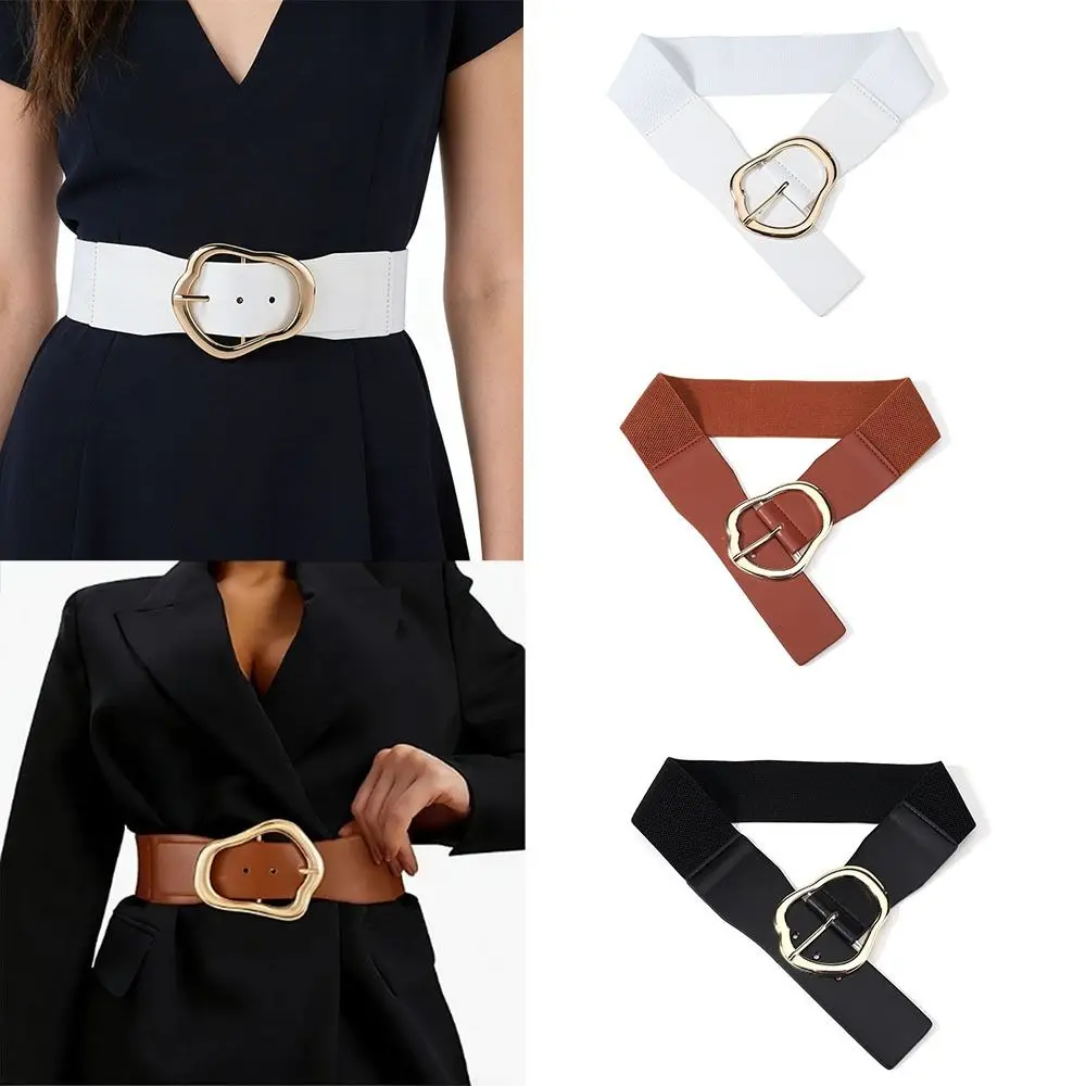 Luxury Elastic Women Waistband Belt Retro Adjustable Tying Pin Buckle Belt Solid Color Vintage Leather Belt Party
Luxury Elastic Women Waistband Belt Retro Adjustable Tying Pin Buckle Belt Solid Color Vintage Leather Belt Party
