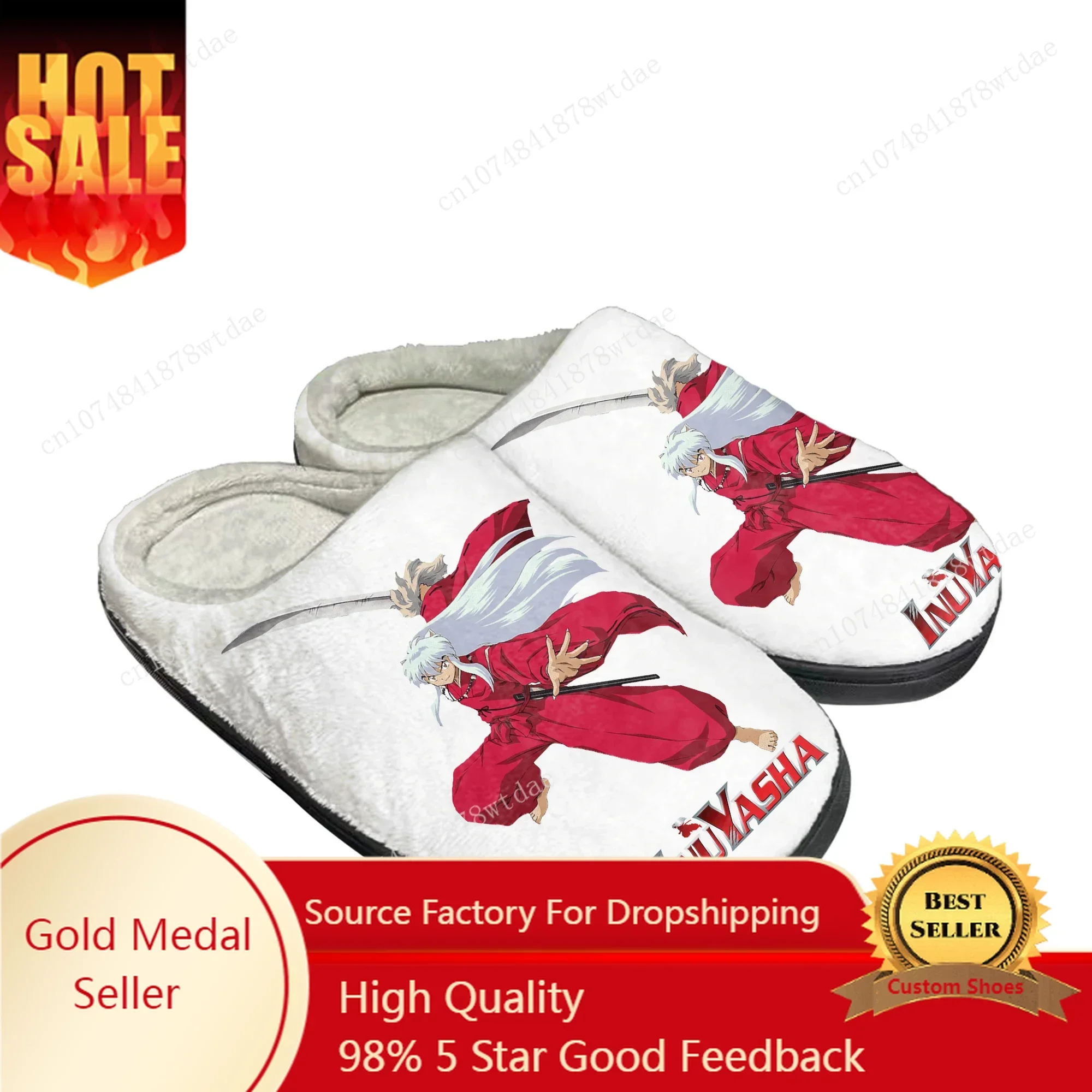 Inuyasha Home Cotton Slippers Mens Womens Plush Bedroom Casual Keep Warm Shoes Japanese Anime Cartoon Thermal Indoor Slipper
Inuyasha Home Cotton Slippers Mens Womens Plush Bedroom Casual Keep Warm Shoes Japanese Anime Cartoon Thermal Indoor Slipper