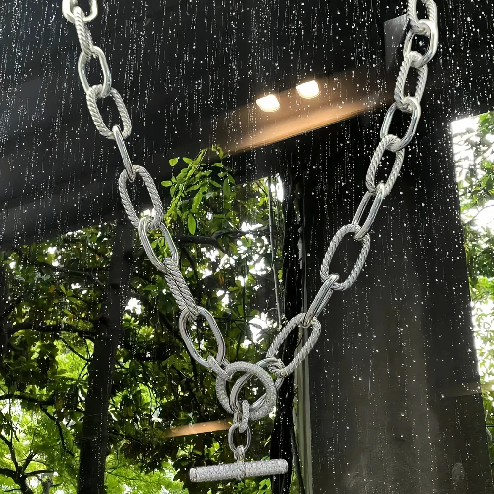 Couple Matching 925 Sterling Silver DY Necklace Romantic Neck Chain Fashion Jewelry for Couple Daily Wear
Couple Matching 925 Sterling Silver DY Necklace Romantic Neck Chain Fashion Jewelry for Couple Daily Wear