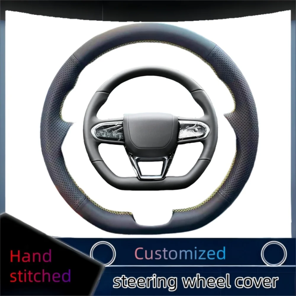 Braid Car Steering Wheel Cover Wrap Hand Sewing Anti Slip And Soft Microfiber Leather For Chery Tigo 9 8 7 Plus PRO Irize 
Braid Car Steering Wheel Cover Wrap Hand Sewing Anti Slip And Soft Microfiber Leather For Chery Tigo 9 8 7 Plus PRO Irize