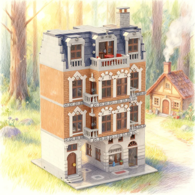 3954 детали MOC Модульная модель аптеки в старинном городе, строительные блоки, креативный подарок для самостоятельной сборки, декор для демонстрации, премиум-класс для взрослых
3954 детали MOC Модульная модель аптеки в старинном городе, строительные блоки, креативный подарок для самостоятельной сборки, декор для демонстрации, премиум-класс для взрослых