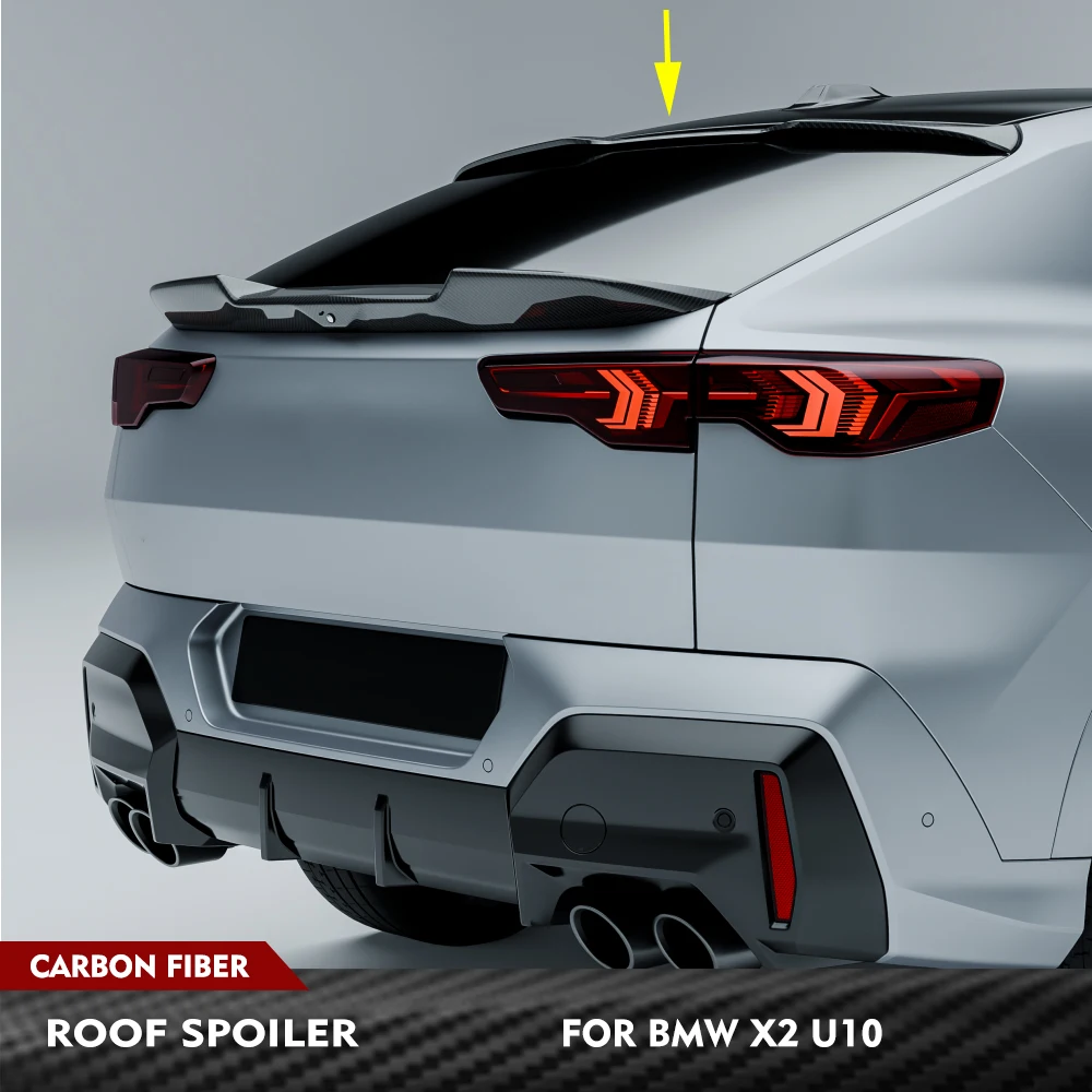 For BMW X2 U10 2024 2025 Carbon Fiber Car Rear Roof Racing Spoiler Lip Car Rear Auto Trunk Boot Wing Lip Car Racing Body Kits
For BMW X2 U10 2024 2025 Carbon Fiber Car Rear Roof Racing Spoiler Lip Car Rear Auto Trunk Boot Wing Lip Car Racing Body Kits