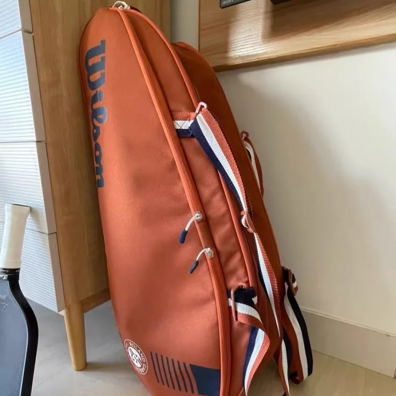 Wilson - French Open team tennis racket, 3/6 canvas bags, Roland, Garros, clay court, tournament, tennis racket bag, clay nav
Wilson - French Open team tennis racket, 3/6 canvas bags, Roland, Garros, clay court, tournament, tennis racket bag, clay nav