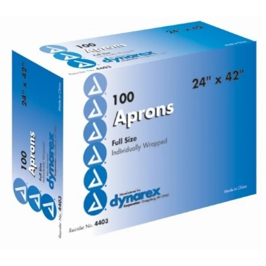 Dynarex General Purpose Apron - 4403BX - 100 Each/ Box
Dynarex General Purpose Apron - 4403BX - 100 Each/ Box