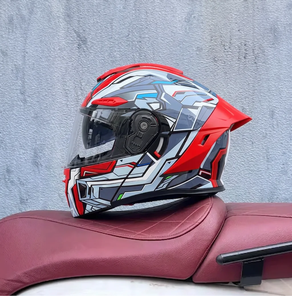 MRC Safety Motorcycle Helmets Full Face Dual Lens Racing Helmet Strong Resistance Off Road Helmet DOT Approved Tail Wing
MRC Safety Motorcycle Helmets Full Face Dual Lens Racing Helmet Strong Resistance Off Road Helmet DOT Approved Tail Wing