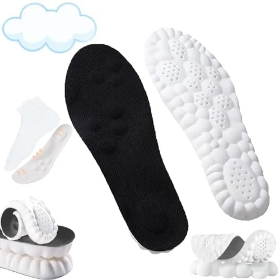 4D Insoles - 4D Cloud Technology Insole - Super Soft, Ultra Comfort Insoles, 4D Sports Shoes Insoles, Acupoint Massage Insole f
4D Insoles - 4D Cloud Technology Insole - Super Soft, Ultra Comfort Insoles, 4D Sports Shoes Insoles, Acupoint Massage Insole f