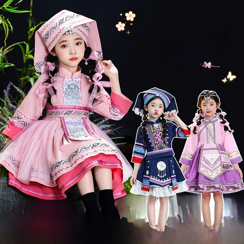 Детская одежда для выступлений в стиле Лолиты, одежда Minori Zhuang для мальчиков и девочек, традиционные костюмы Zhuang Eth, весенний фестиваль
Детская одежда для выступлений в стиле Лолиты, одежда Minori Zhuang для мальчиков и девочек, традиционные костюмы Zhuang Eth, весенний фестиваль