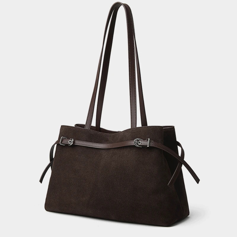 Hifashion из воловьей замши, большие сумки на плечо из натуральной кожи для женщин, 2024, роскошные дизайнерские матовые женские сумки для покупок 
Hifashion из воловьей замши, большие сумки на плечо из натуральной кожи для женщин, 2024, роскошные дизайнерские матовые женские сумки для покупок