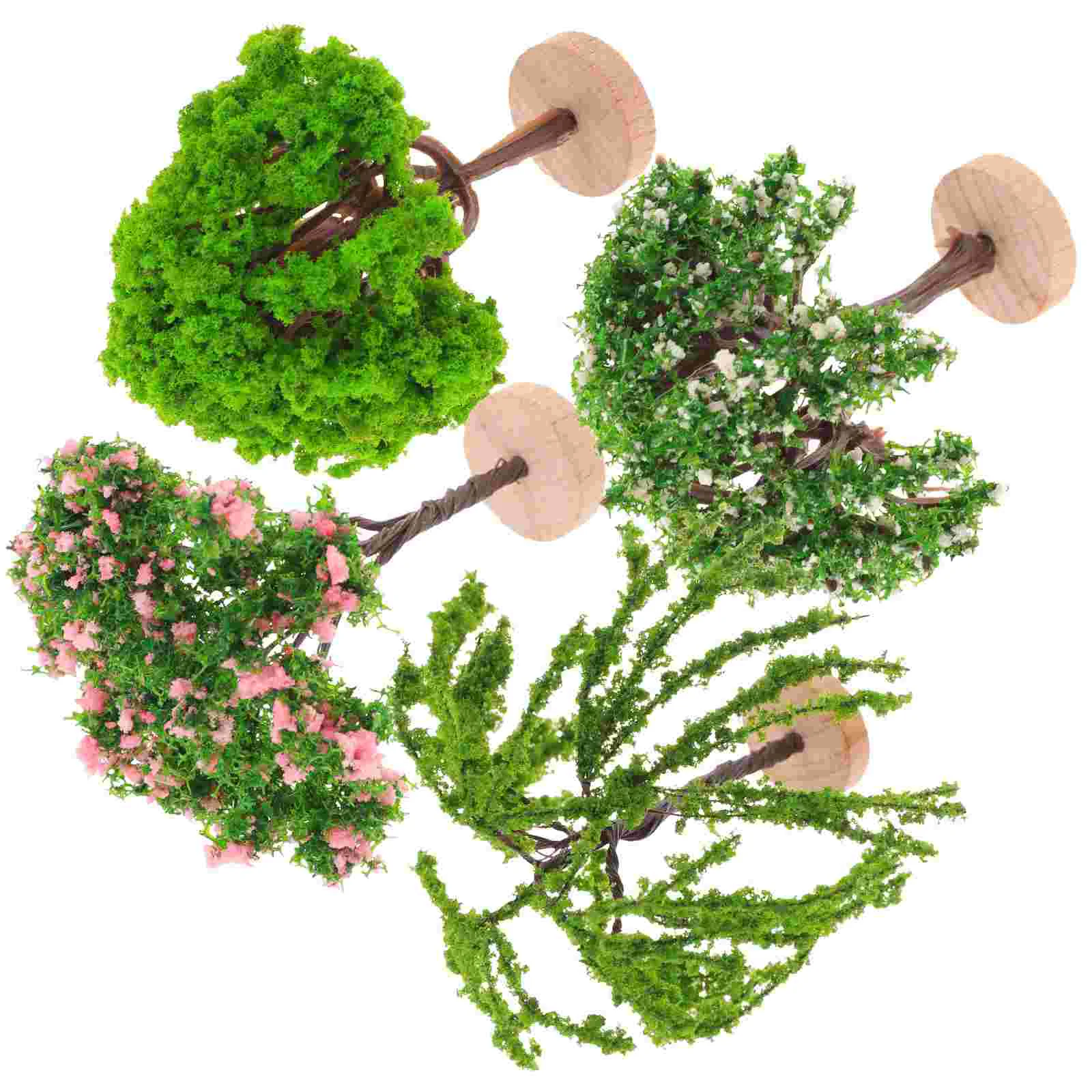 4pcs Miniature Landscape Tree Plastic Scenery Kit Simulation Mini Greenery Model Miniature Street Trees Train Track Model
4pcs Miniature Landscape Tree Plastic Scenery Kit Simulation Mini Greenery Model Miniature Street Trees Train Track Model