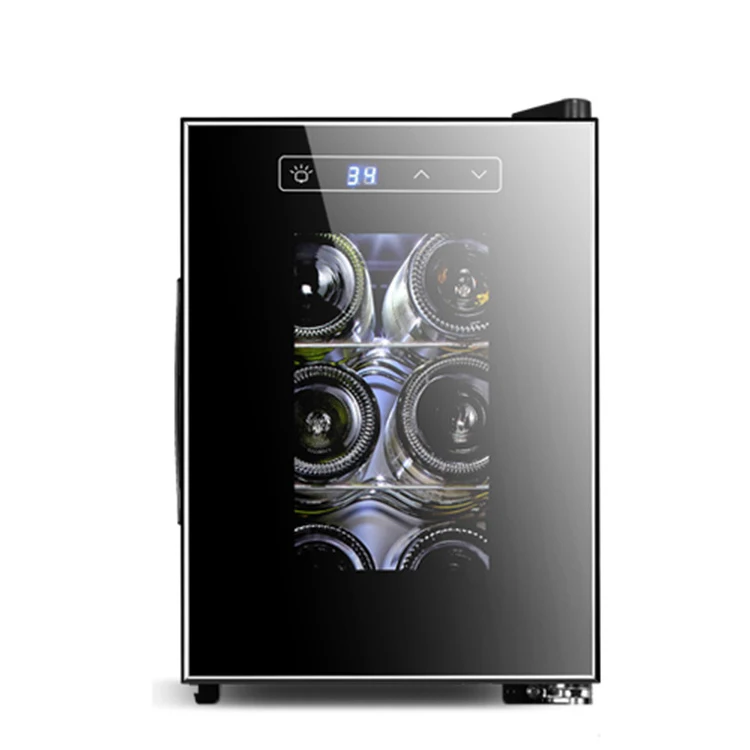 6-бутыльный портативный термостатический винный шкаф с воздушным охлаждением, холодильник для вина
6-бутыльный портативный термостатический винный шкаф с воздушным охлаждением, холодильник для вина