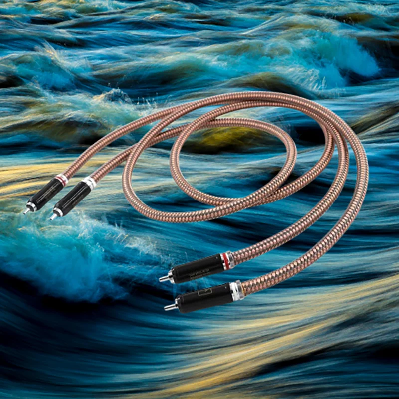 Premium Dual OCC Mono-Crystal Rhodium-Plated RCA Hi-End Interconnect Cable for Audiophile/Grade Audio Systems
Premium Dual OCC Mono-Crystal Rhodium-Plated RCA Hi-End Interconnect Cable for Audiophile/Grade Audio Systems