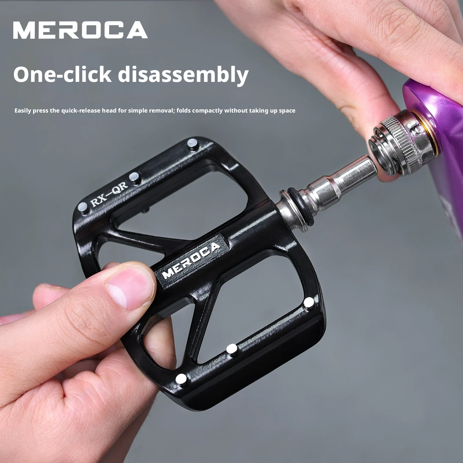 MEROCA Ultra-light Quick Release Bicycle Pedals Non-slip Aluminum Alloy 3-Bearing Folding Bicycle Pedals Bike Pedal
MEROCA Ultra-light Quick Release Bicycle Pedals Non-slip Aluminum Alloy 3-Bearing Folding Bicycle Pedals Bike Pedal